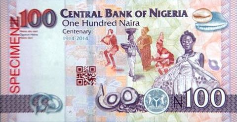Nigeria_CBN_100_naira_2014.00.00_B38as_PNL_s_AA_0000000_r