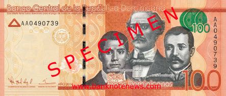 Dominican_Republic_BCRD_100_pesos_dominicanos_2014.00.00_PNL_AA_0490739_f