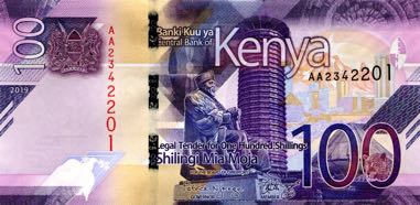 Kenya_CBK_100_shillings_2019.00.00_B145a_PNL_AA_2342201_f