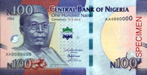 Nigeria_CBN_100_naira_2014.00.00_B38as_PNL_s_AA_0000000_f